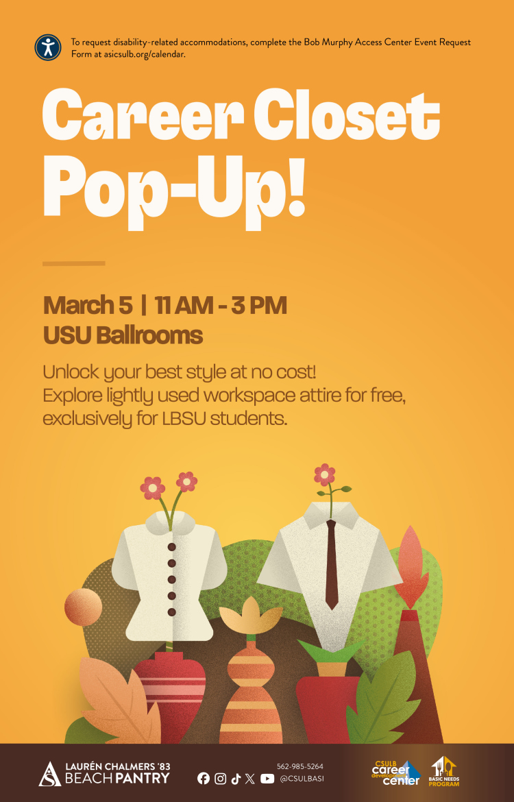 Career Clothing Closet Pop Up