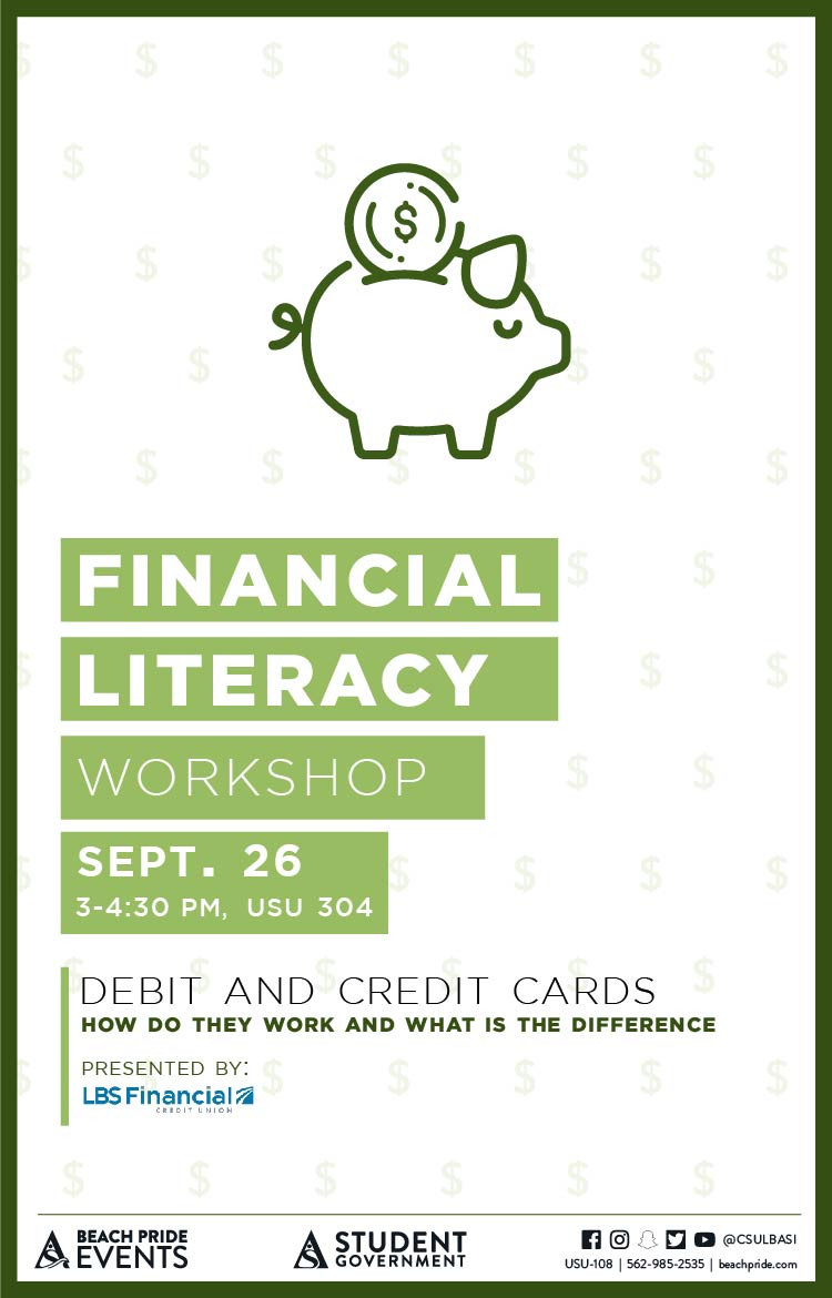 Financial literacy workshop poster