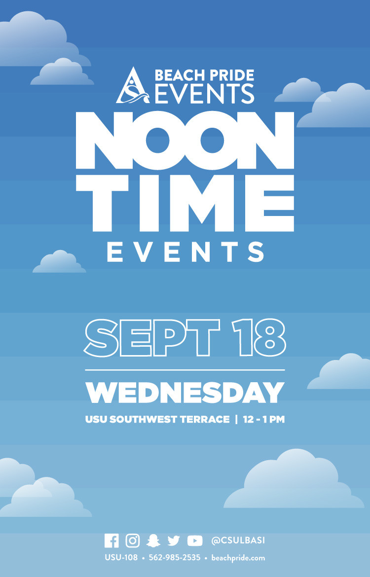 Noon time events poster