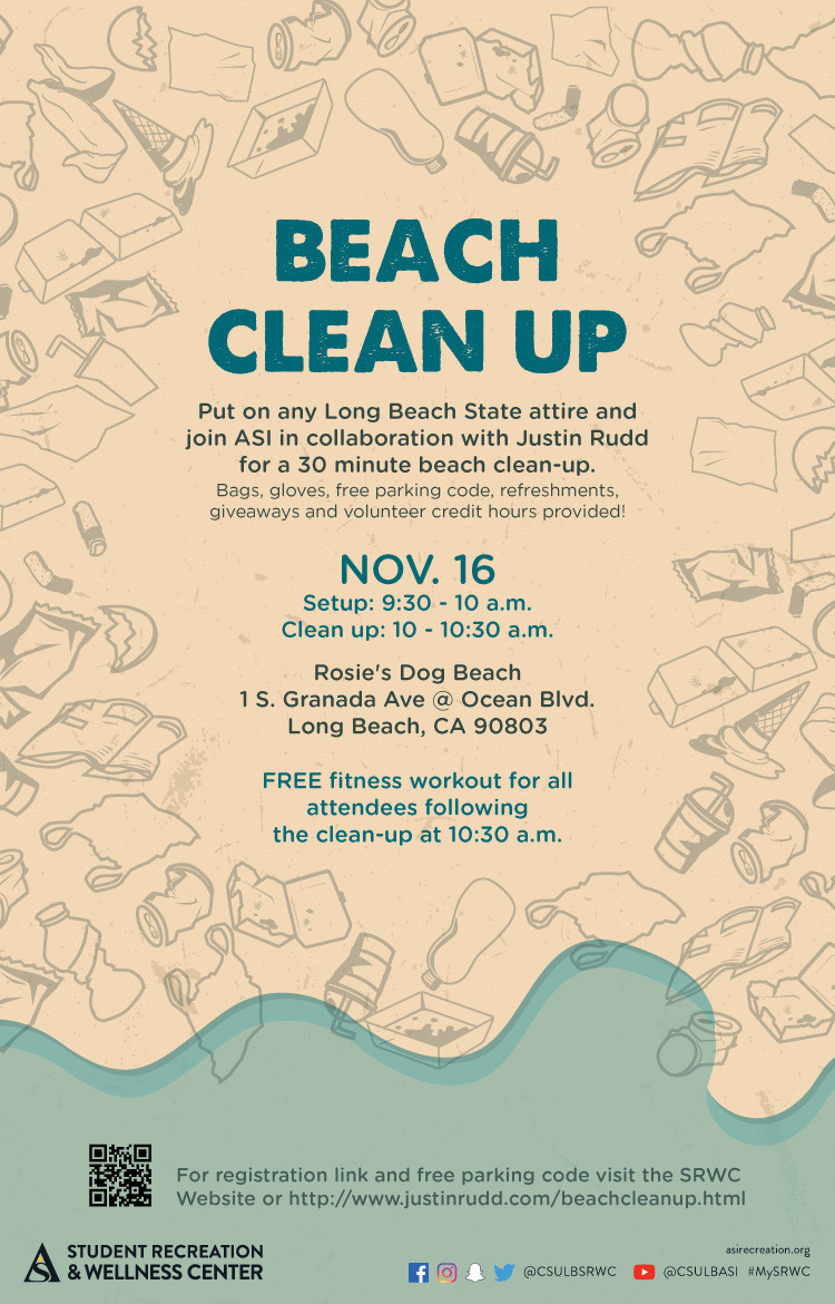 srwc beach clean poster