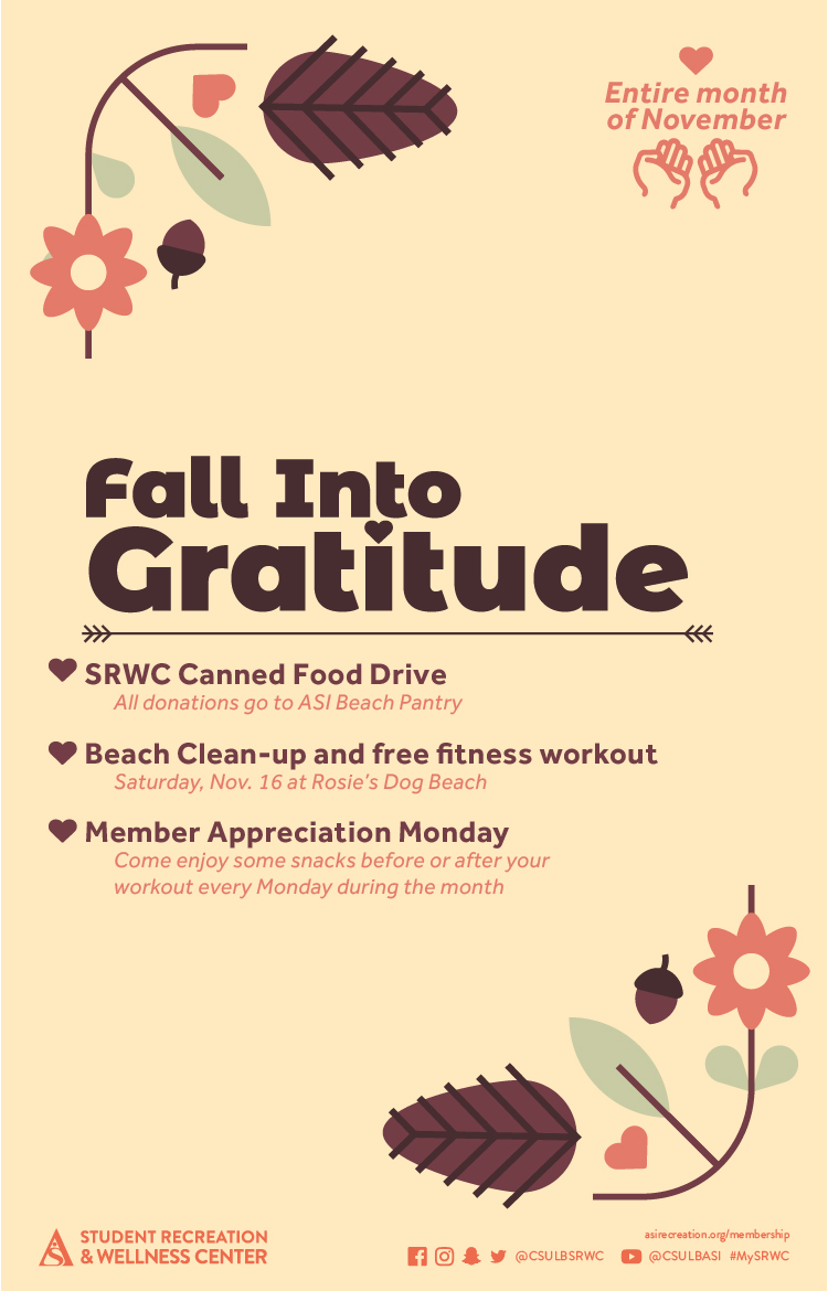Fall into gratitude poster