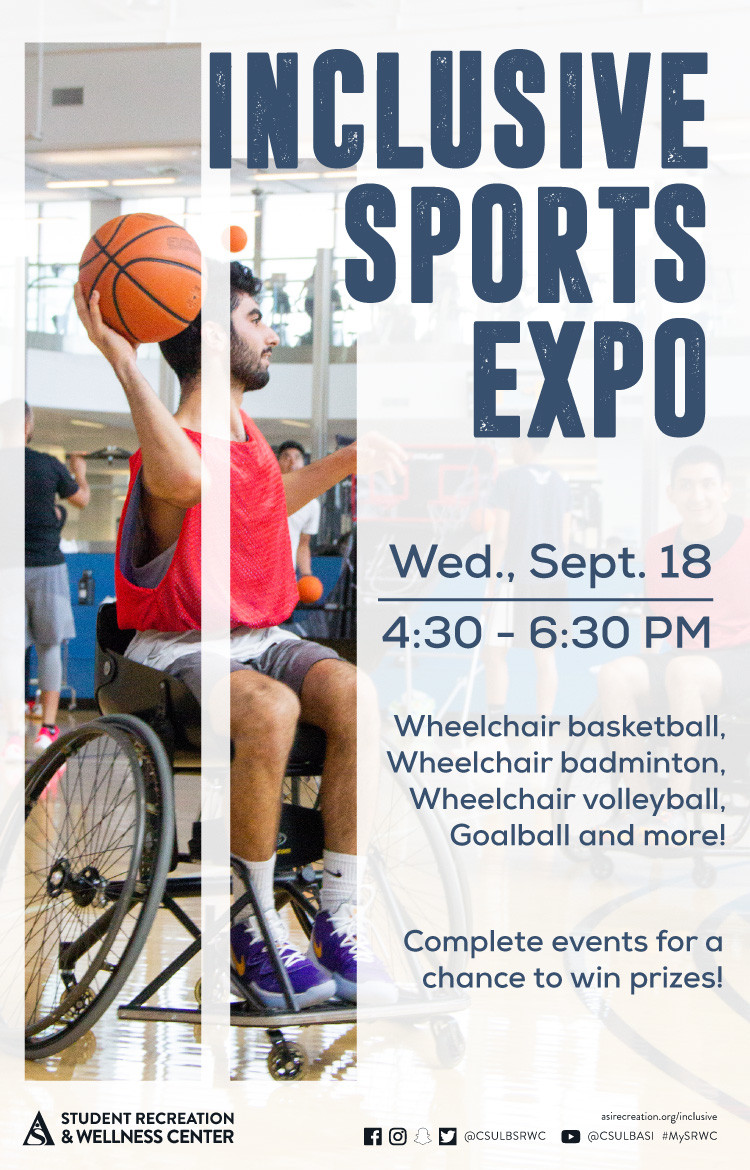 Inclusive sports expo poster