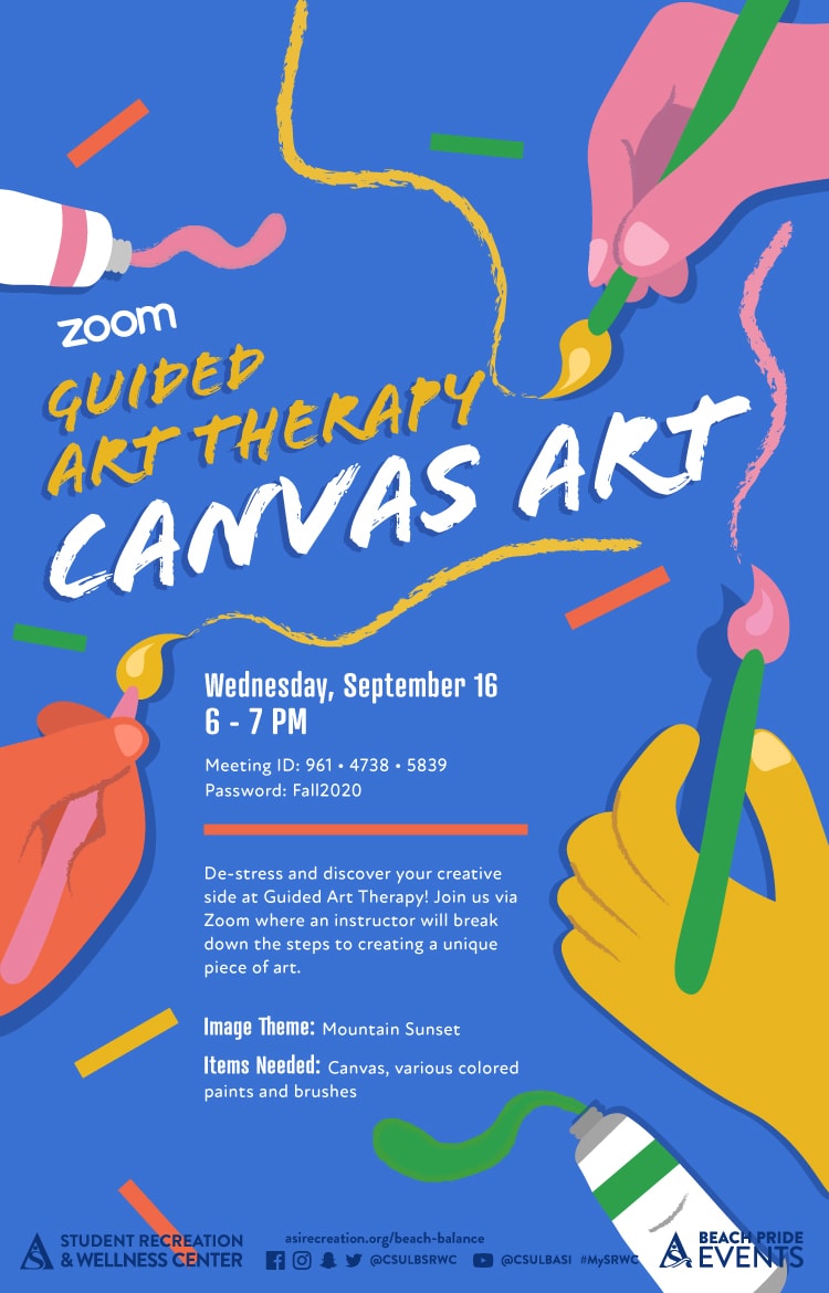 Guided Art Therapy Canvas Art Poster