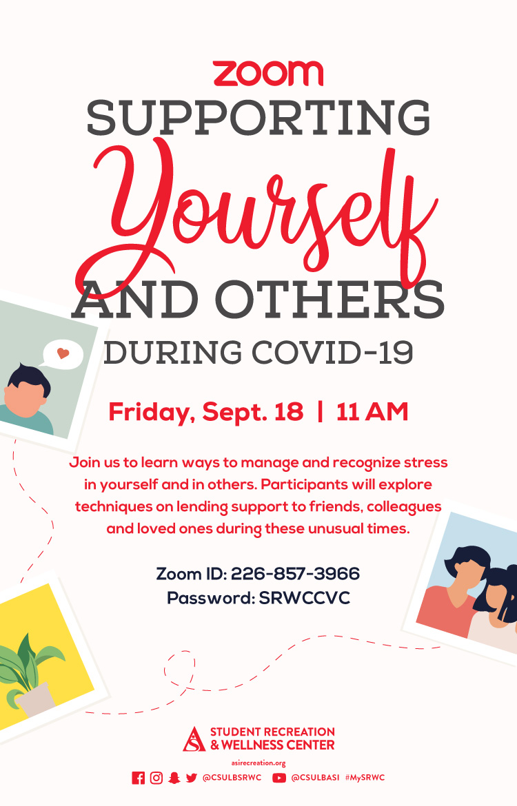 Supporting Yourself And Others During COVID-19 Poster