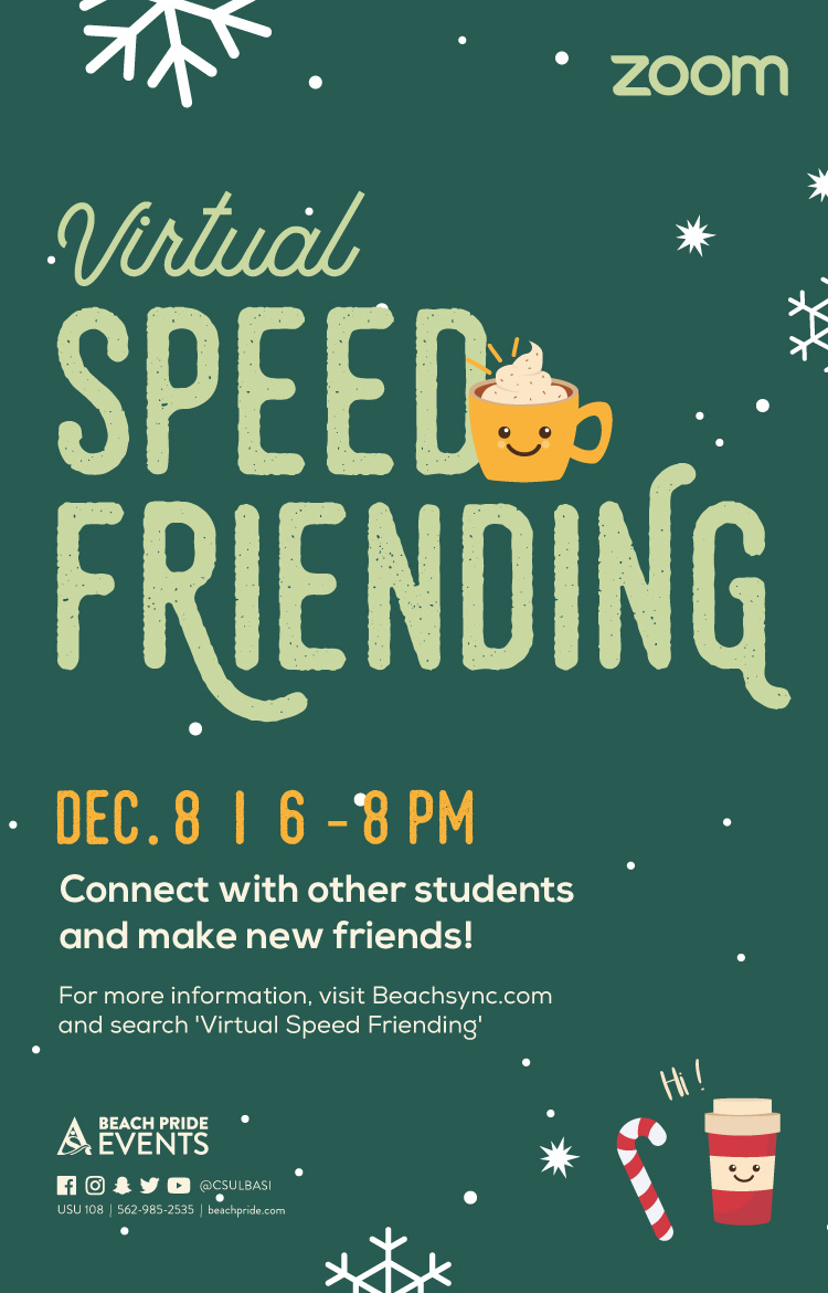 Virtual Speed Friending December Poster