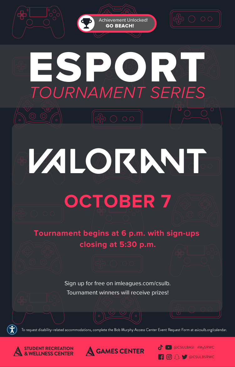 Esport Tournament Valorant Poster