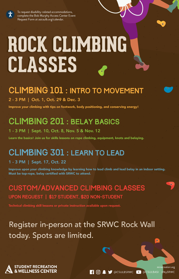 Rock Wall Classes poster