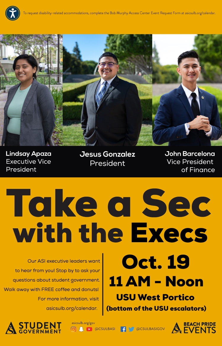 Take a sec with execs Poster
