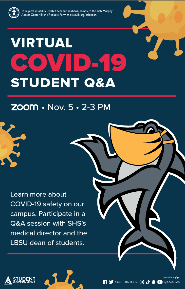 Virtual COVID-19 Townhall poster