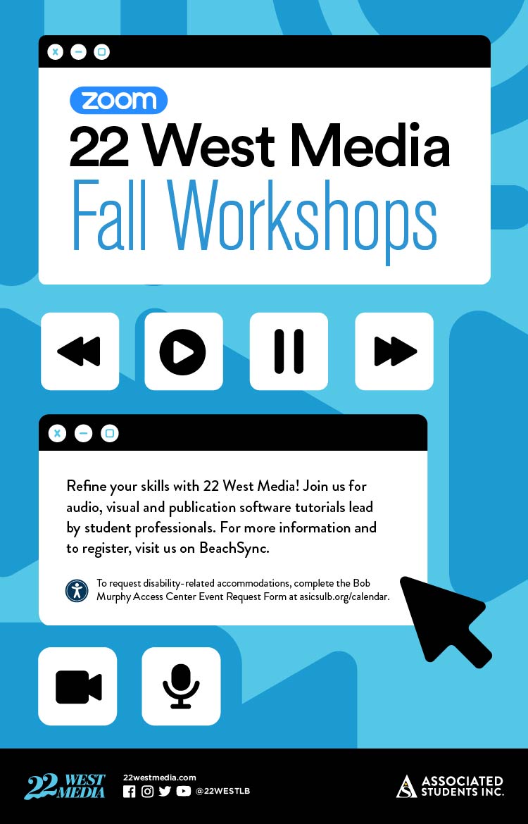22 West Media Fall Workshops poster