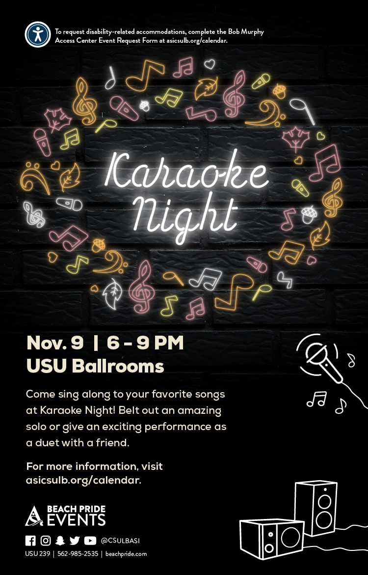 Karaoke night poster