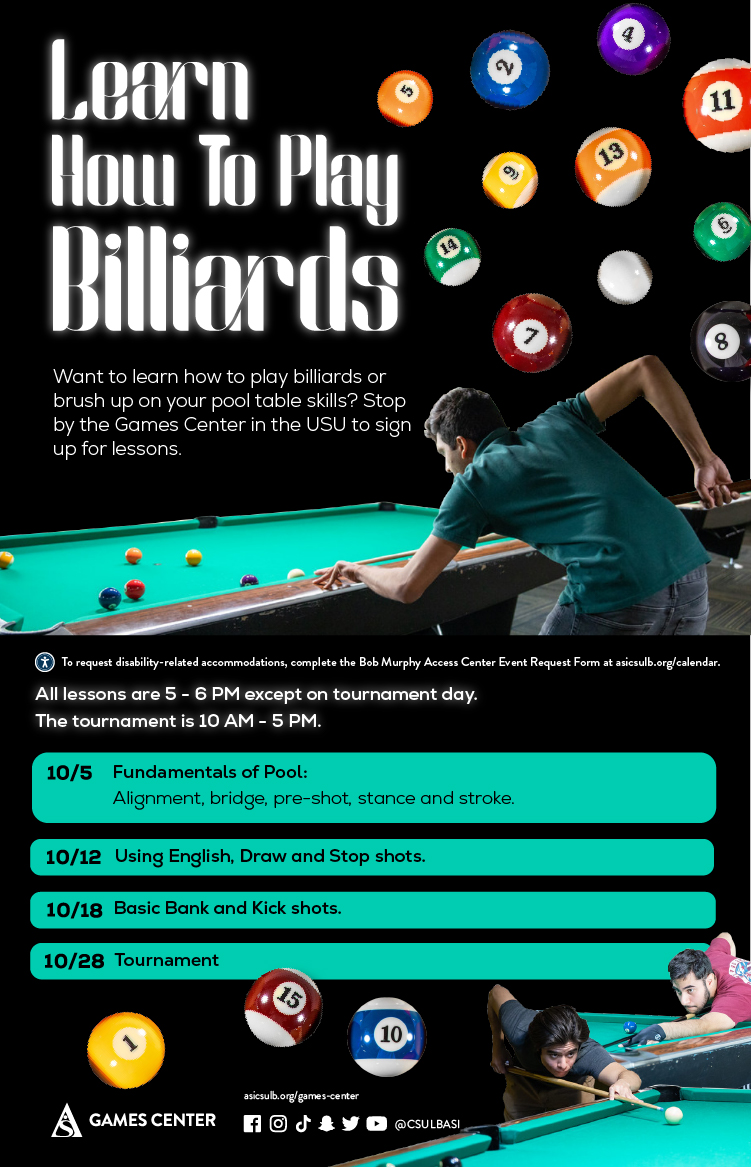 billiards poster