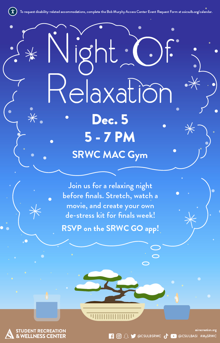 Night of Relaxation event poster