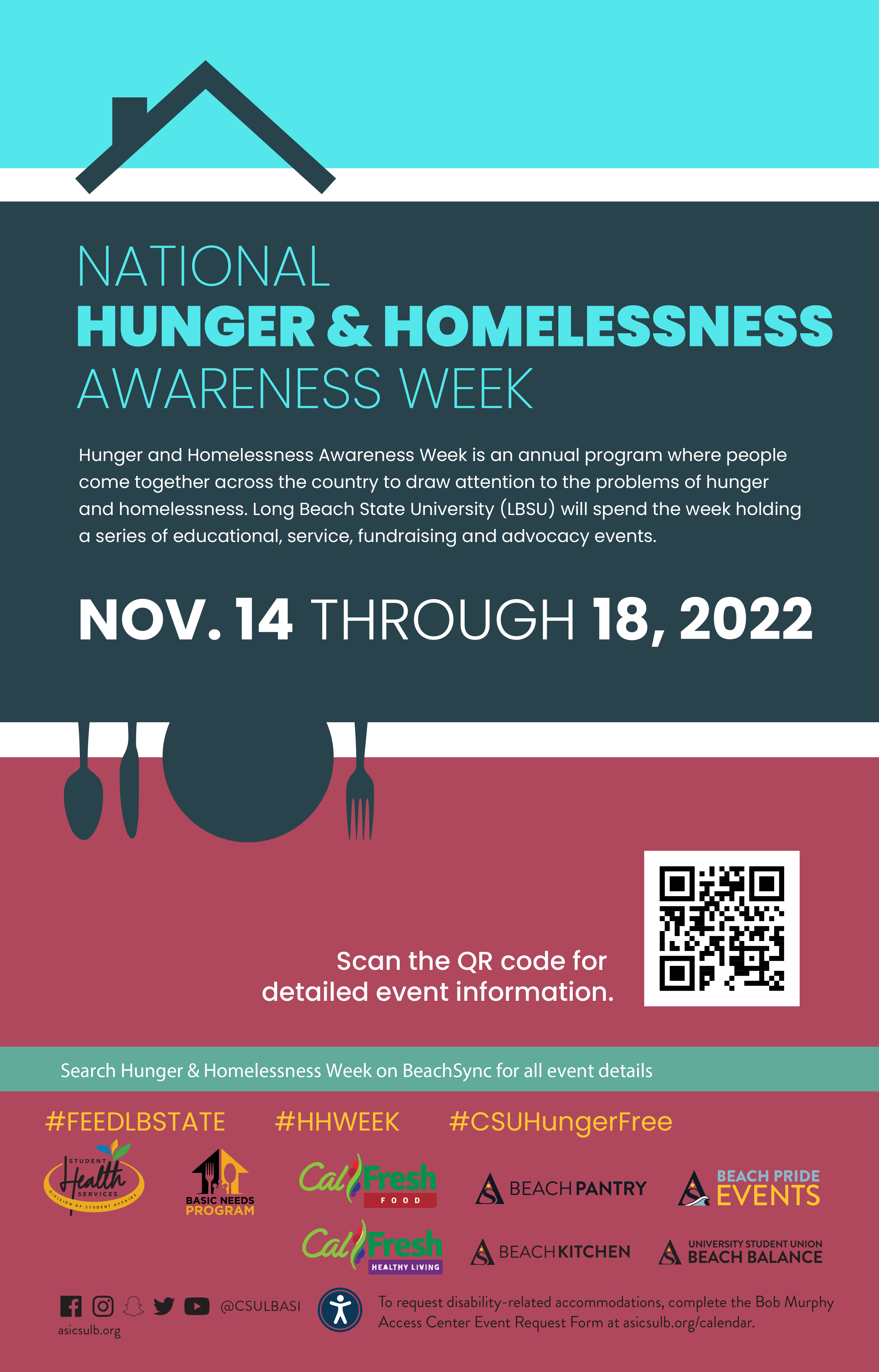 Hunger and Homelessness Awareness Week Poster