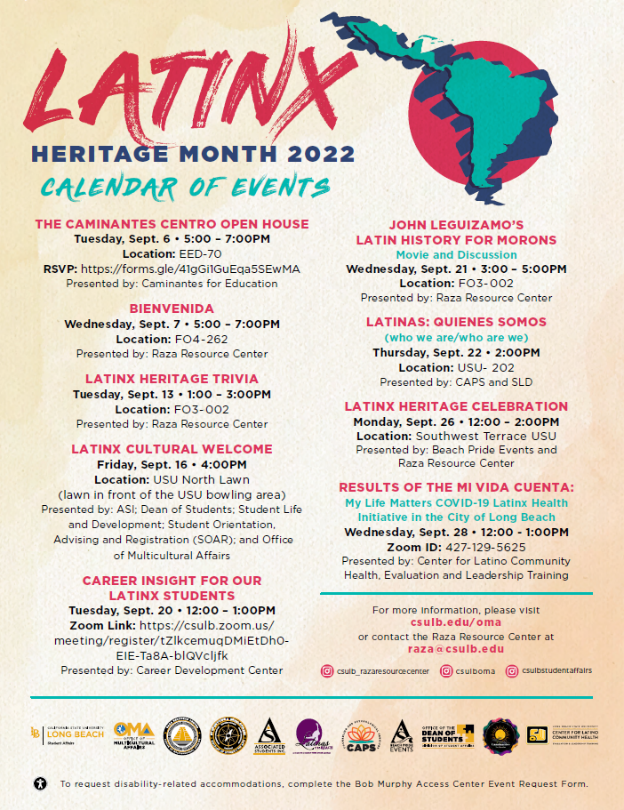 latinx heritage month poster