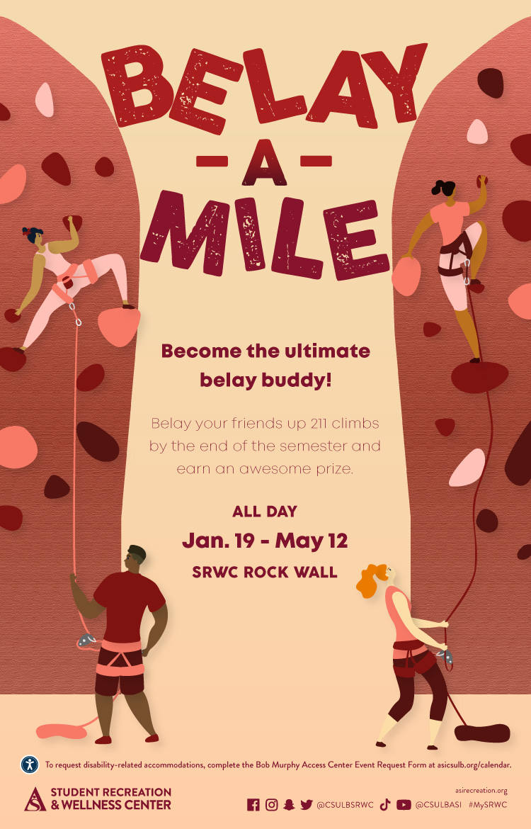 belay a mile challenge poster