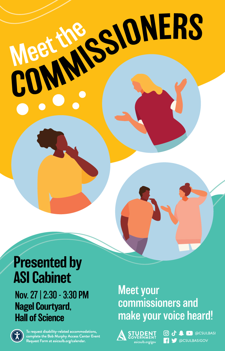 Meet Your Commissioners flier