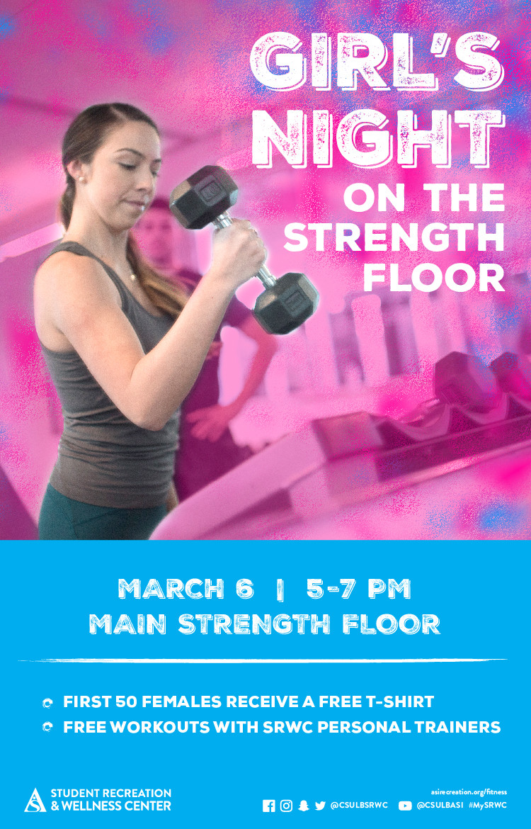 girls night on the strength floor poster