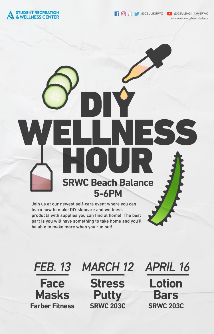 DIY wellness hour poster