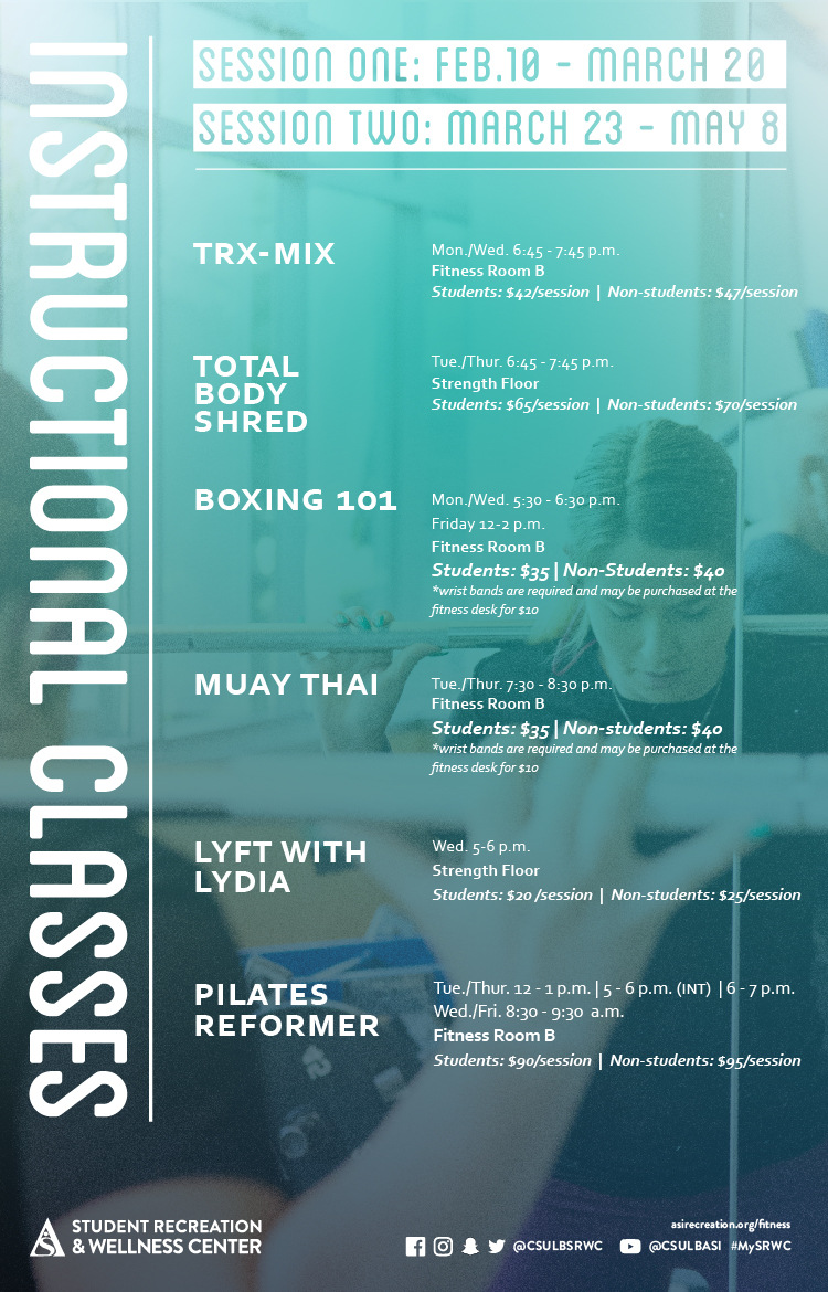 Instructional classes poster