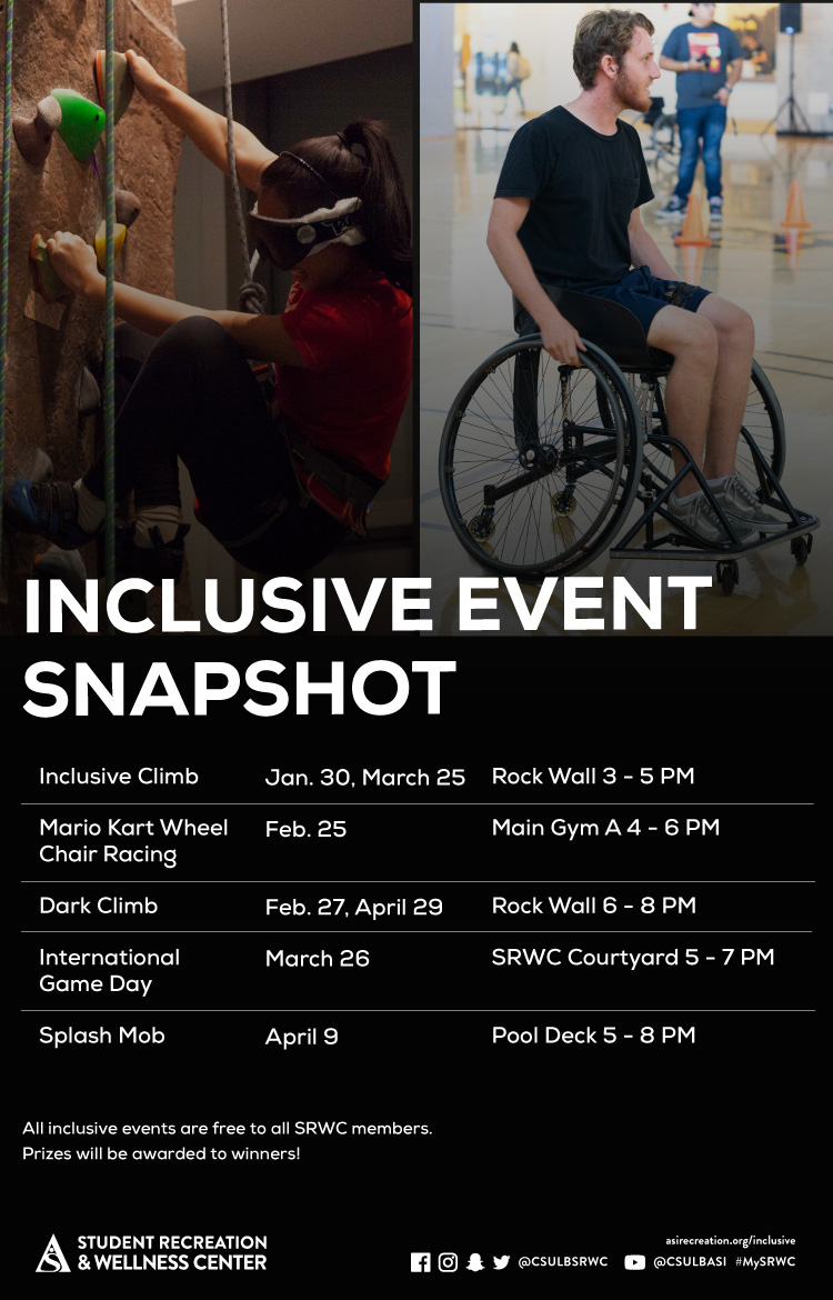 Inclusive event snapshot poster