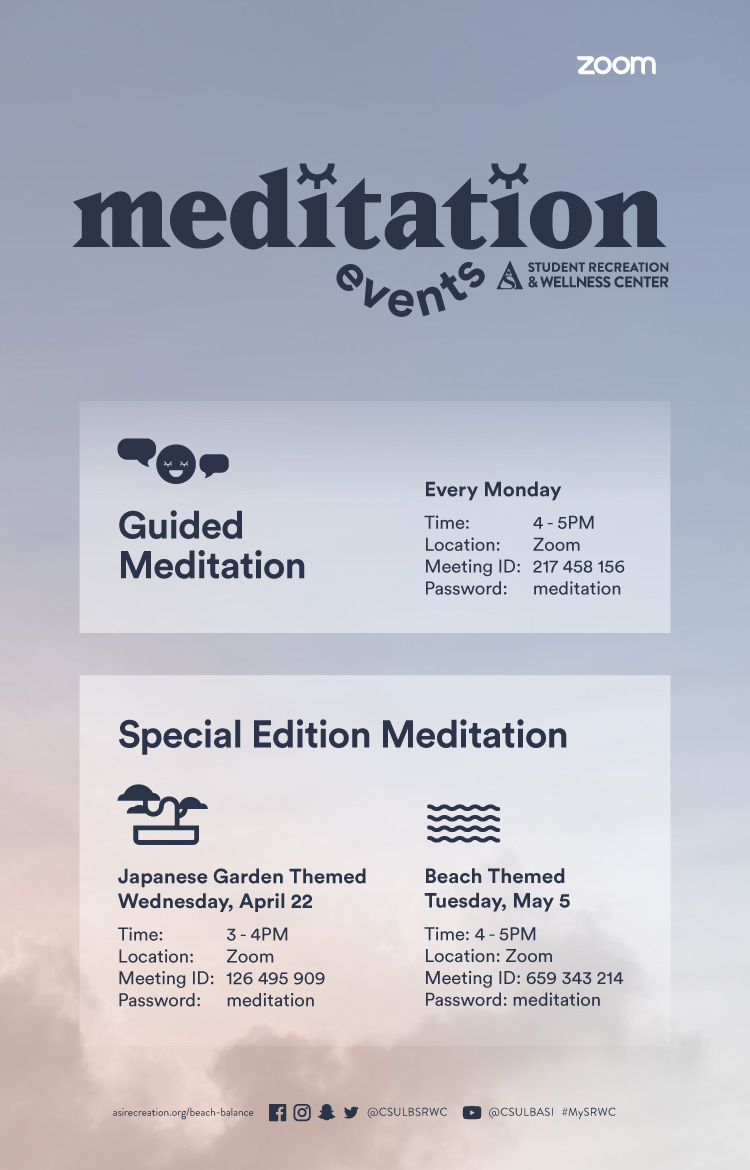 meditation events poster
