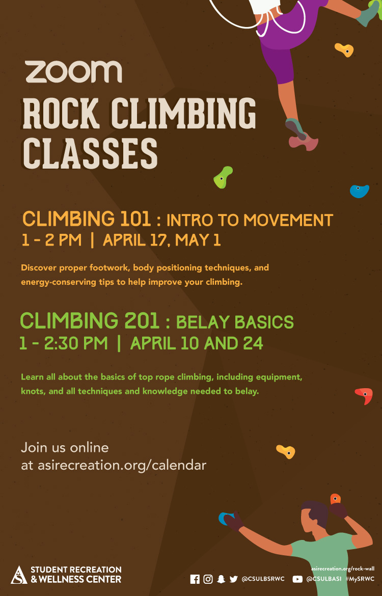 rock climbing poster