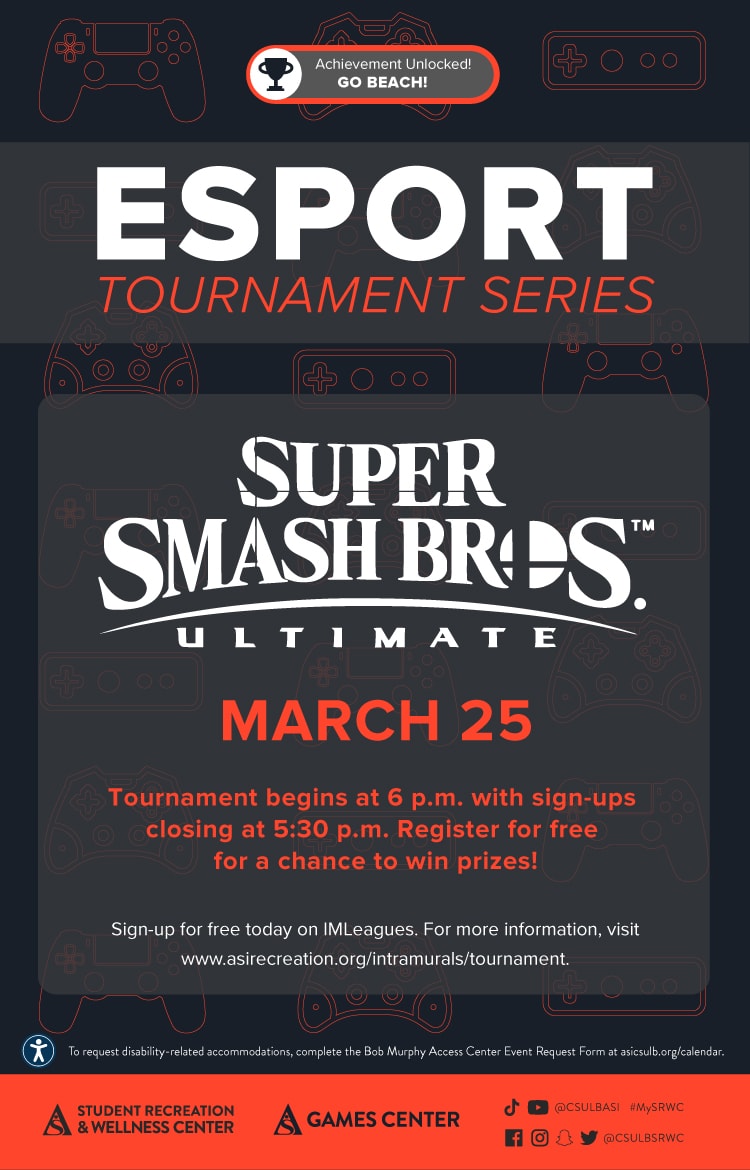 Esport Tournament Super Smash Bros Ultimate