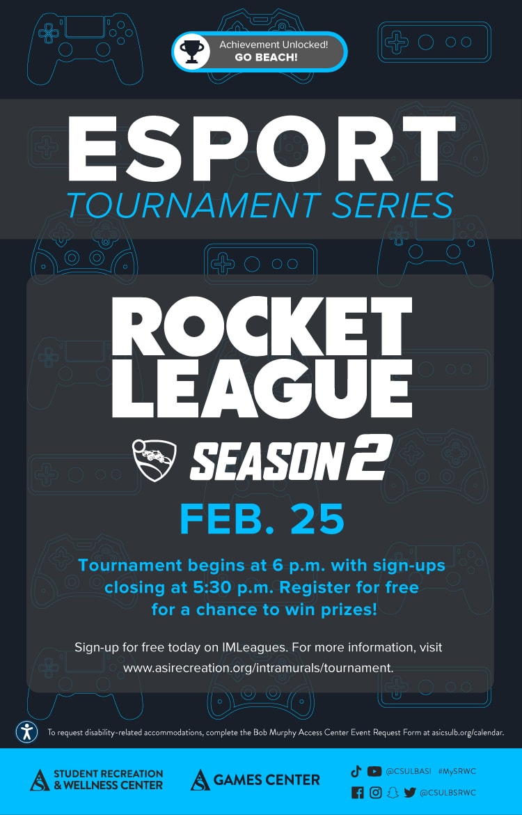 spring esports rocket league poster