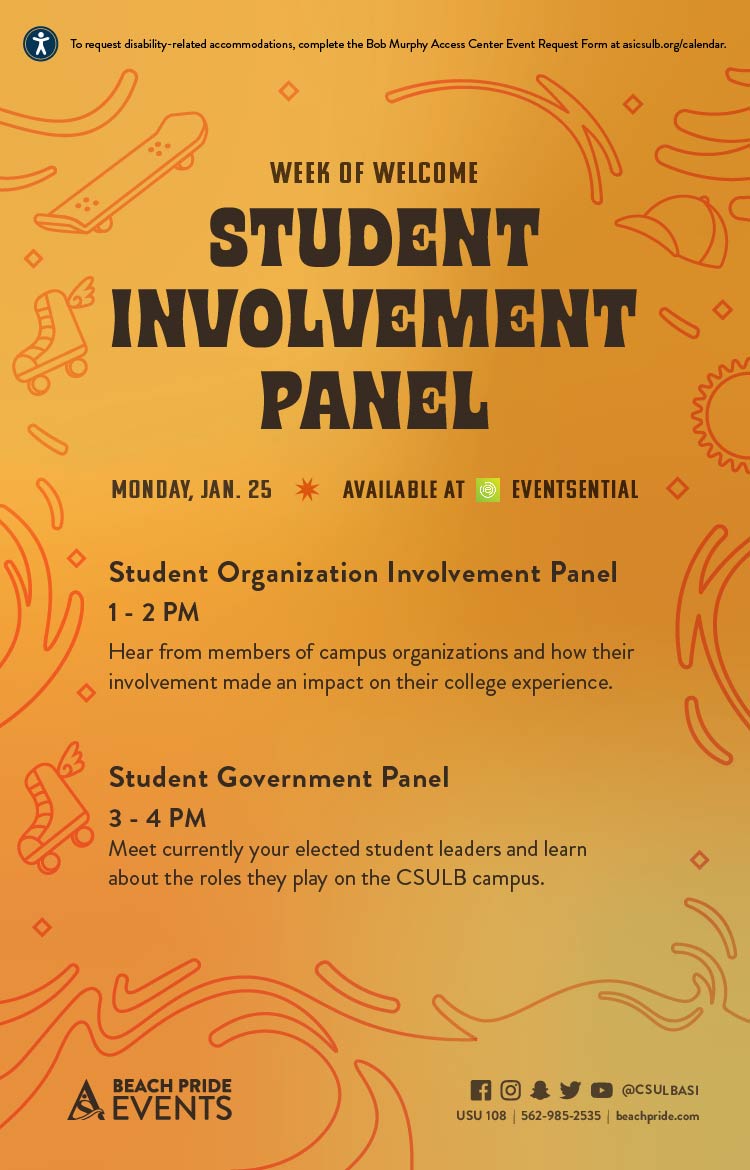 student involvement panel poster