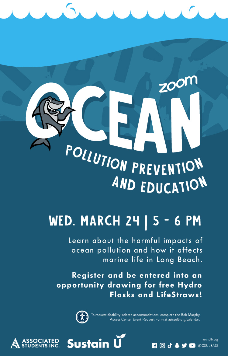 SustainU Ocean Pollution Prevention and Education poster