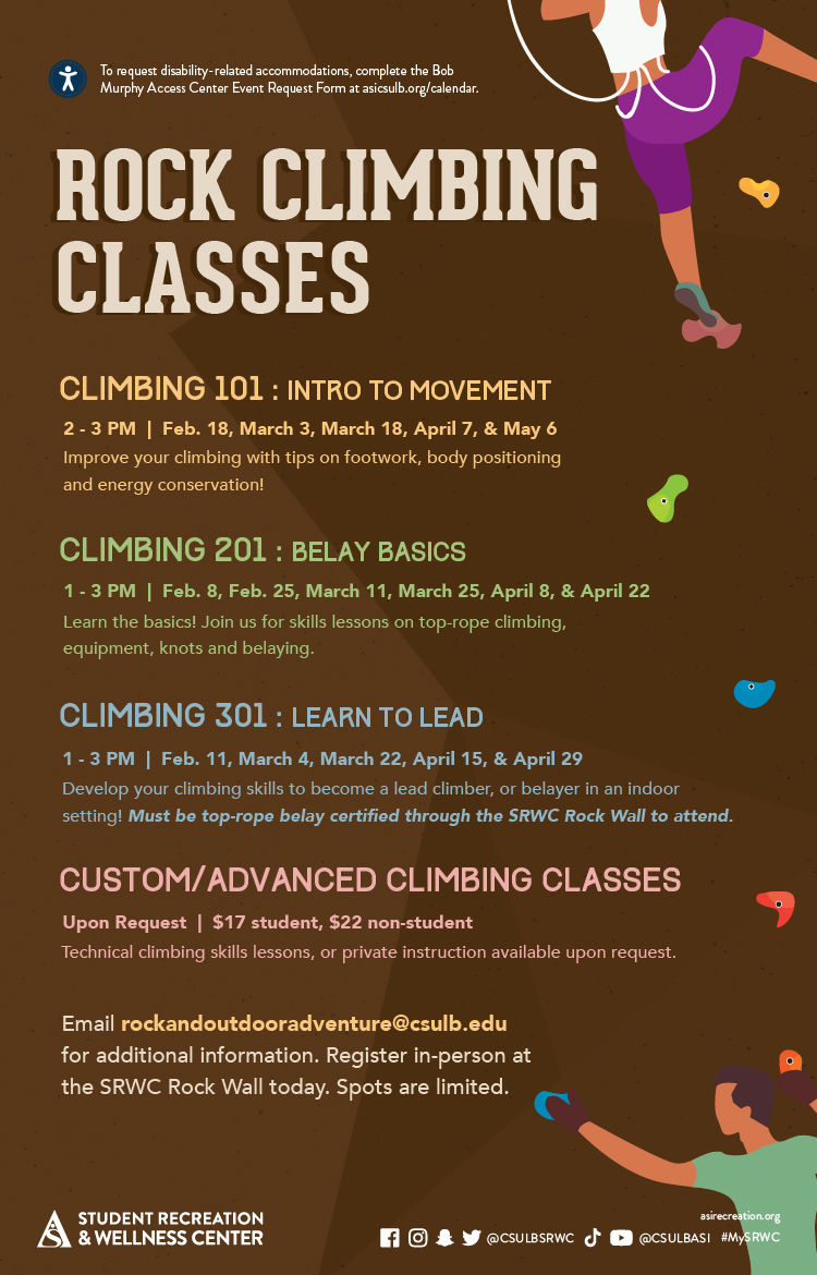 Rock Wall Classes poster