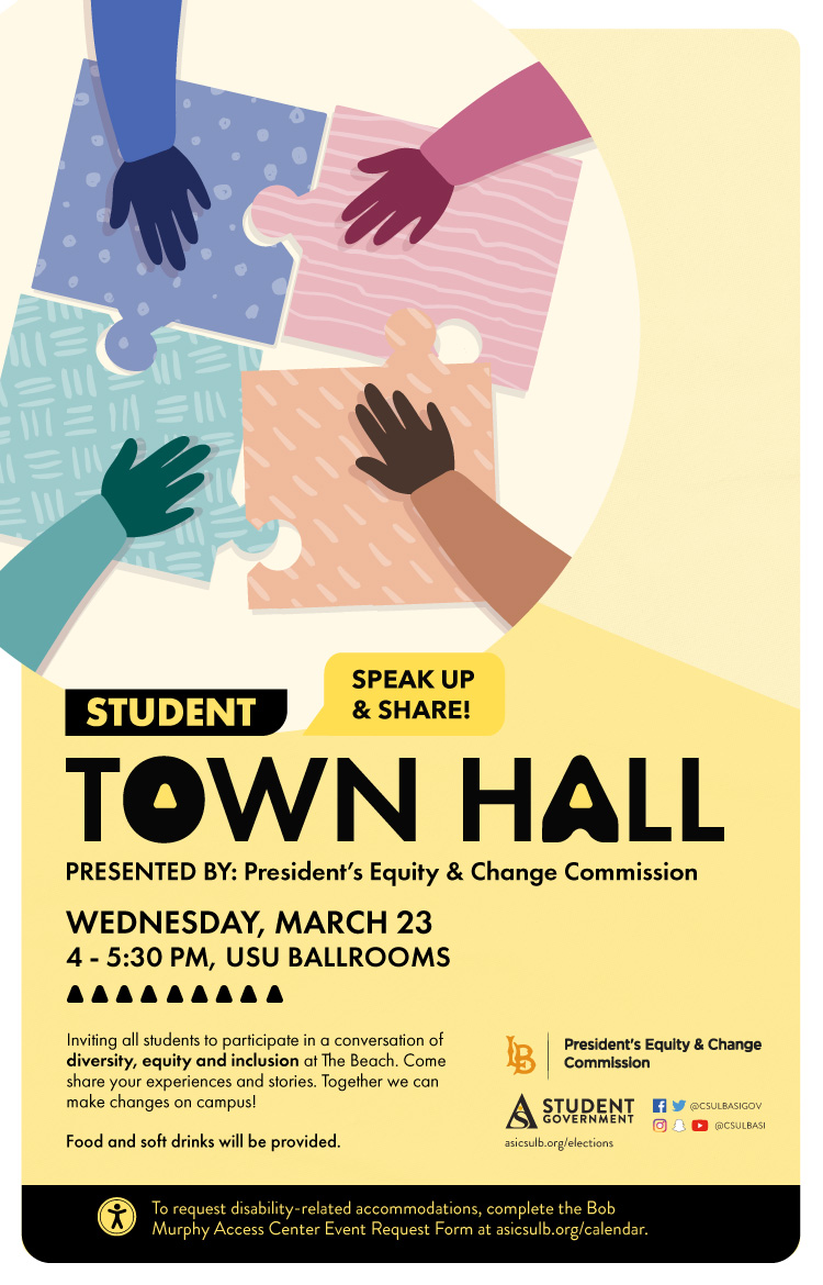 Student Town Hall Poster