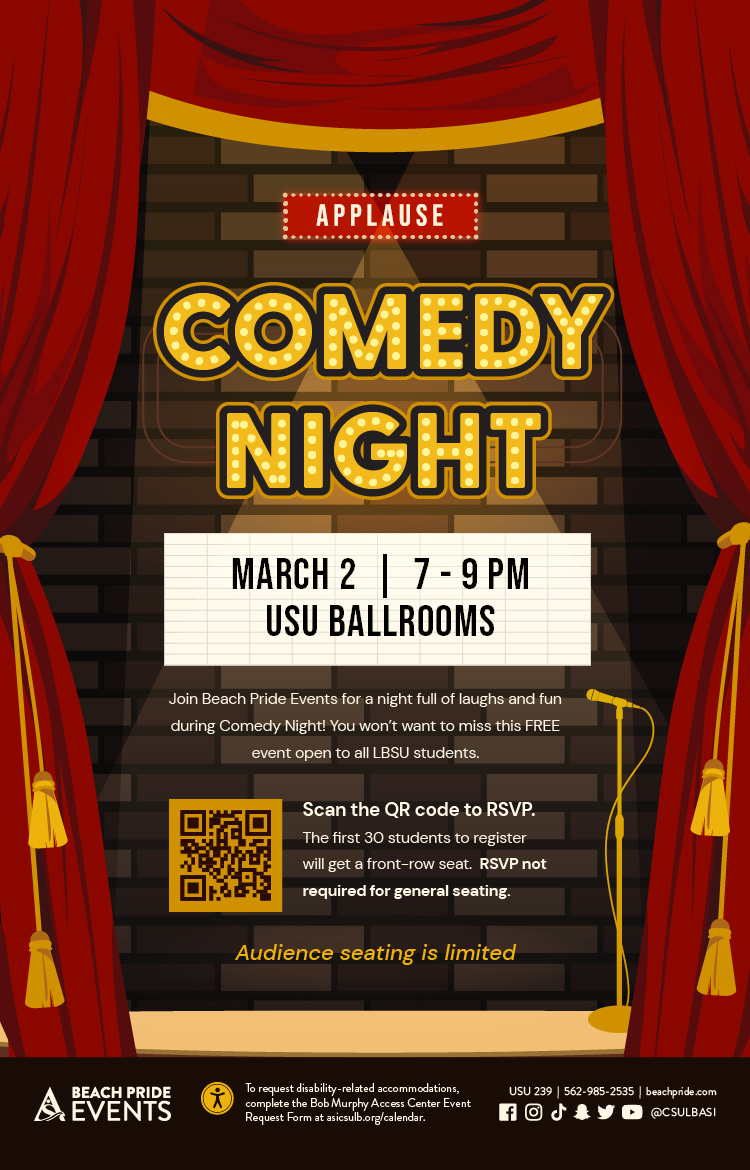 comedy night poster