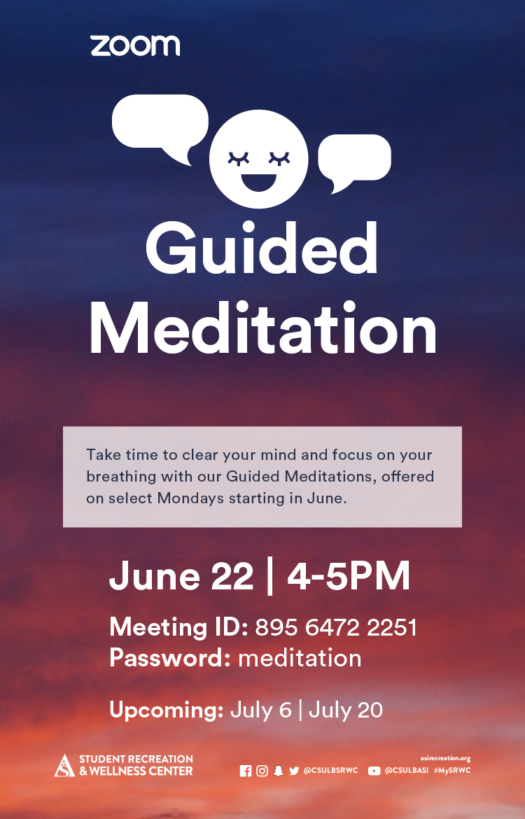 guided meditation poster
