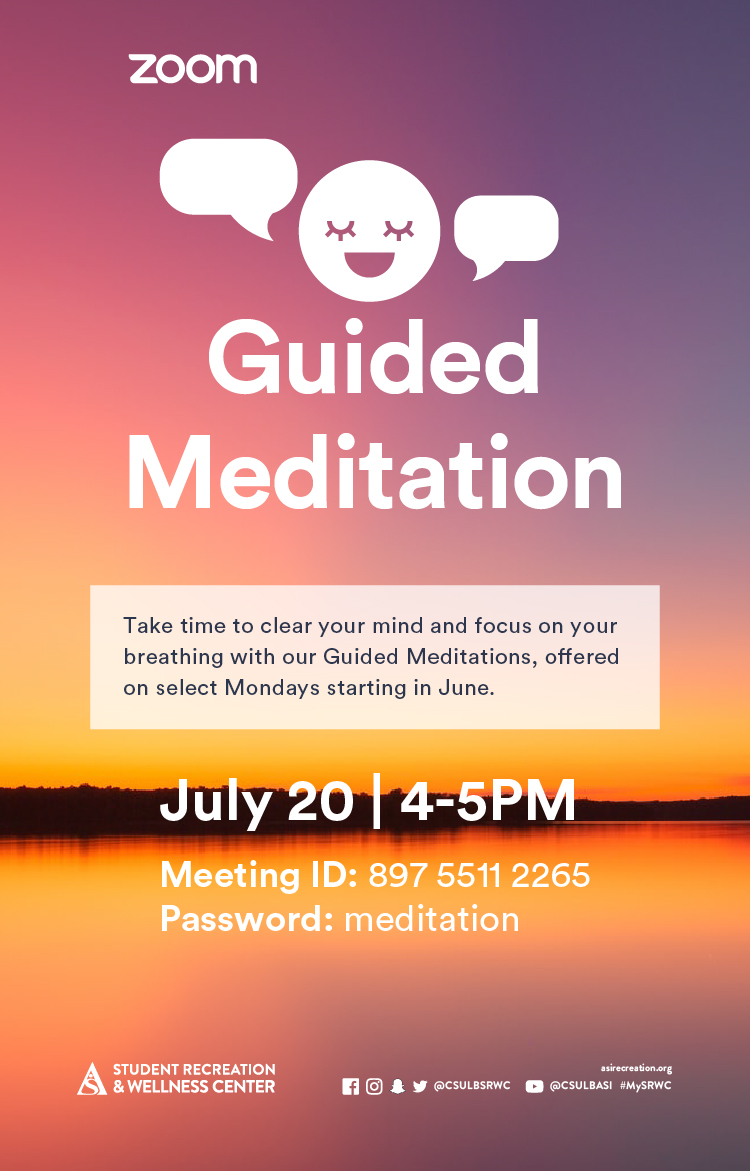 guided meditation poster