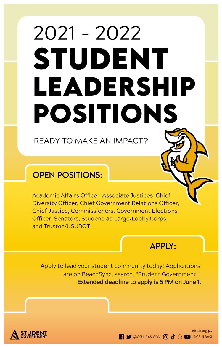 Student Leadership Position Poster