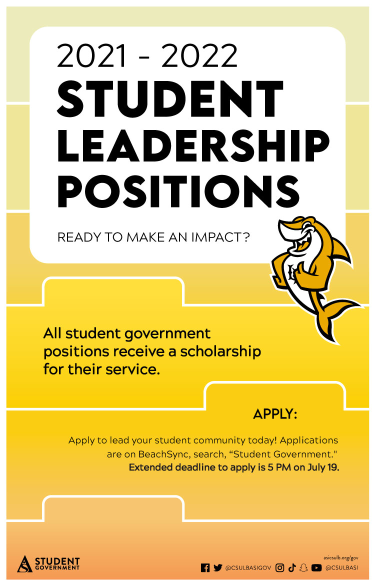 Student Leadership Position Poster