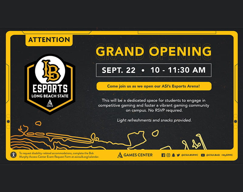 Esports arena opening