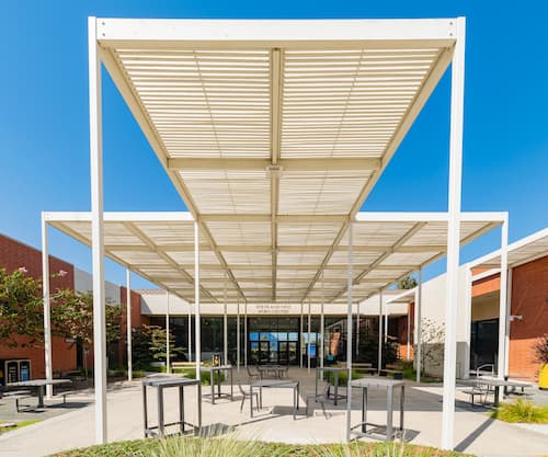 Horn Center South Patio