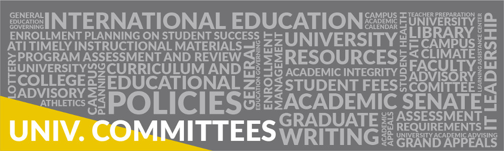 University Committees generic banner